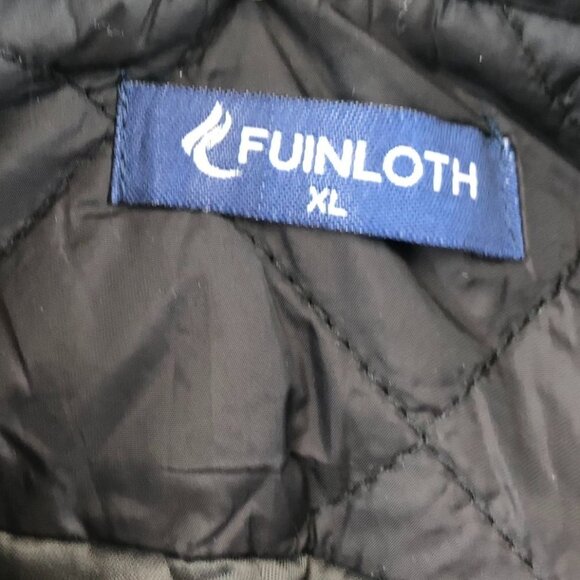 Fuinloth Women's Quilted Vest Size XL Full Zip Gilet Padded Stand Collar Black - Picture 4 of 12